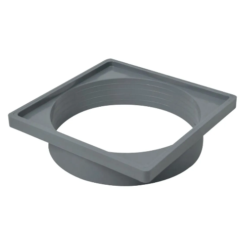 Porta Grelha Quadrado de 150mm Cinza Amanco